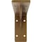 Ekena Millwork Embrey Steel Bracket, Hammered Gold 2"W x 10"D x 4 3/4"H BKTM02X10X04EBHGO - alternate 4